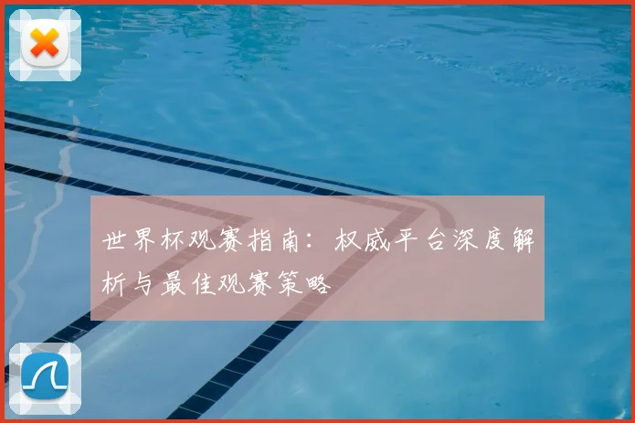世界杯观赛指南:权威平台深度解析与最佳观赛策略